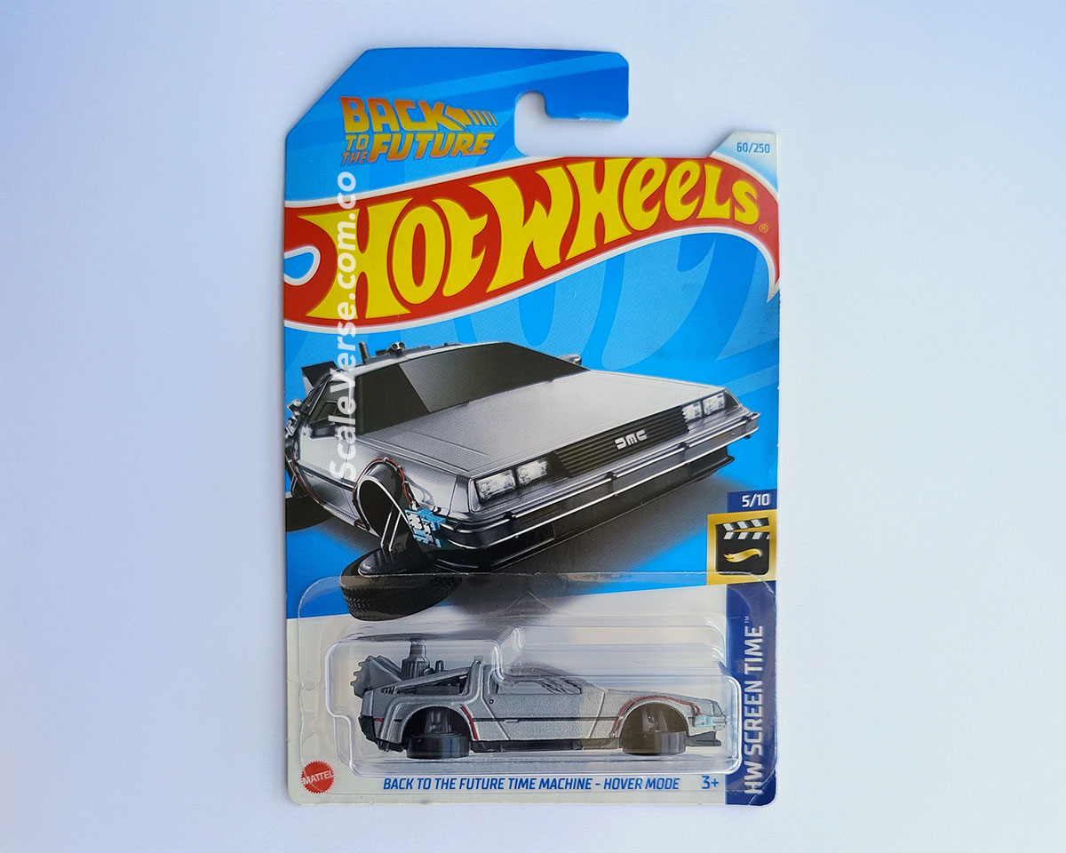 Back To The Future Time Machine Hover Mode Hot Wheels 2024 Productos Blister ScaleVerse