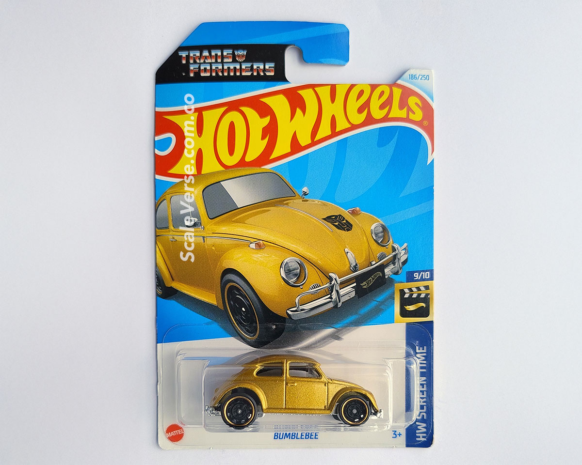 Bumblebee Dorado Hot Wheels 2024 Productos Blister ScaleVerse