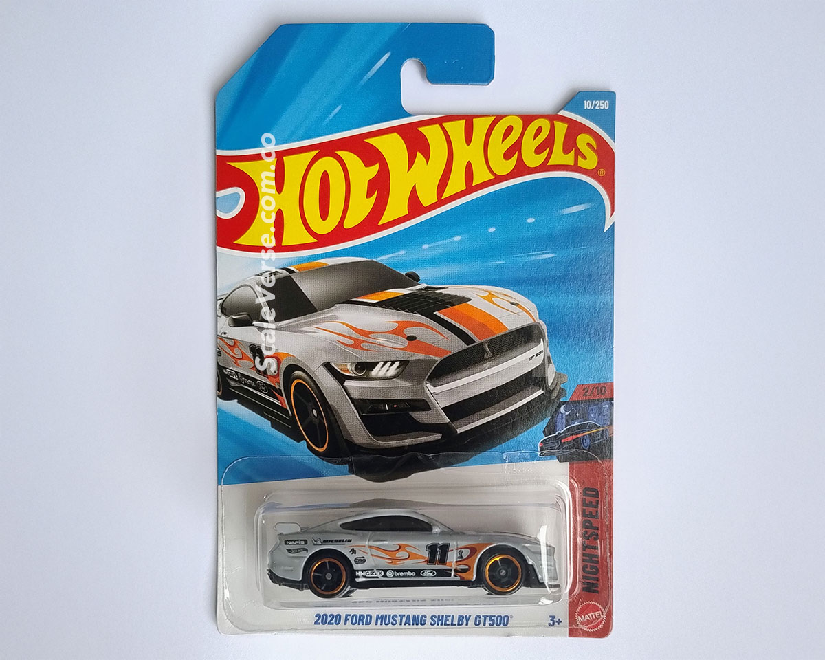 Hot Wheels 2020 Ford Mustang Shelby GT500 Matte Gray Nightspeed 2026 escala 1:64