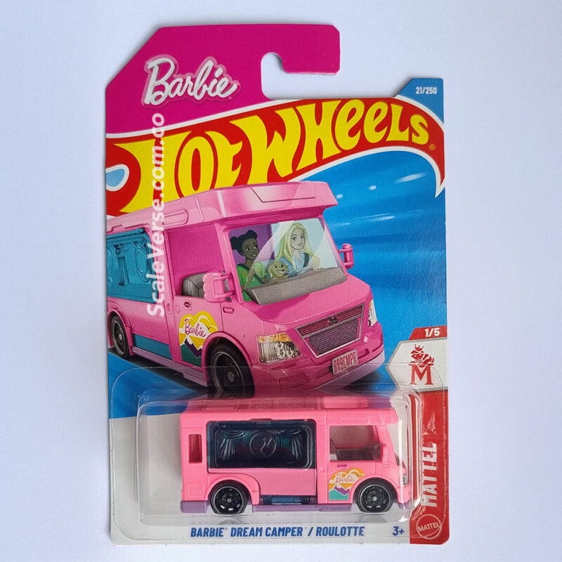 Hot Wheels Barbie Dream Camper 2026 color pink escala 1:64 en blister original