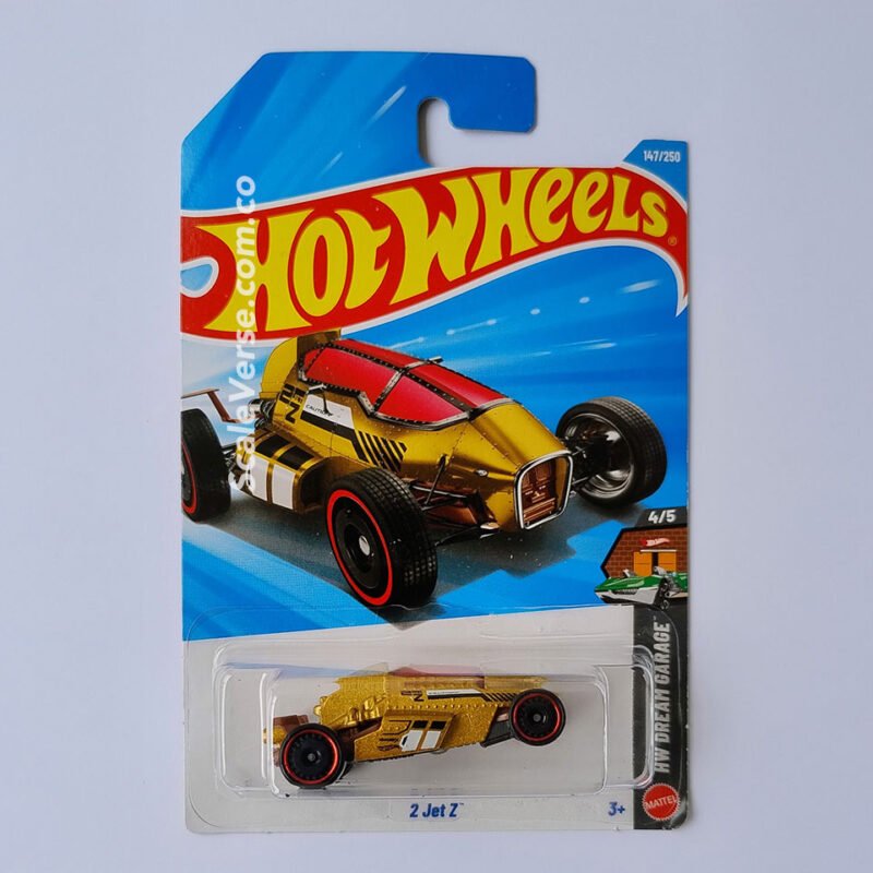 Hot Wheels 2 Jet Z 2026 de la serie HW Dream Garage, vehículo casting dorado edición Treasure Hunt.