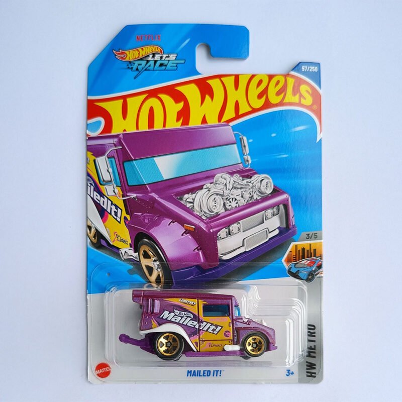 Hot Wheels Mailed IT\! 2025 de la serie HW Metro, vehículo casting de edición Treasure Hunt.